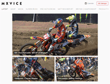 Tablet Screenshot of mxvice.com
